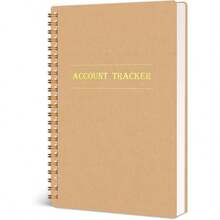 Accounting Ledger Book, Expense Tracker Notebook A5 Budget Bill Tracker Notebook For Home Budget Tracking Business Bookkeeping Personal Finance Planner, Income And Expense Log Book - 1 - View 2