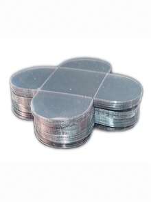 200 Clear Acetate Molds With 4 Thin Sweet Petals - 無色 - 查看 7