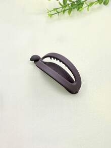 Bộ 4 kẹp tóc xoắn đơn giản, màu trơn mờ, kẹp tóc đuôi ngựa dọc thanh lịch, chất liệu PP (Polypropylene) màu trơn, thích hợp sử dụng hàng ngày, không gây hư hại tóc, phụ kiện tóc, phụ kiện đội đầu. - Nhiều màu - Xem 16