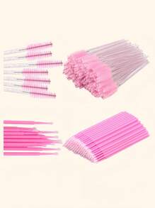 睫毛嫁接专用微型棉签 50/100/200支装，无绒唇部微型涂抹刷，一次性睫毛膏刷，适用于睫毛、牙齿、指甲、眼线和个人护理