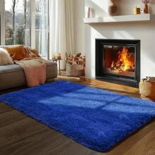 1 Pc Soft Modern Indoor And Outdoor Plush Pink/Grass Green/Camel Carpet For Bedroom Living Room Dormitory Kids Room Home Decoration Non-Slip Polyester Fiber Comfortable Kids Room Decoration Floor Carpet