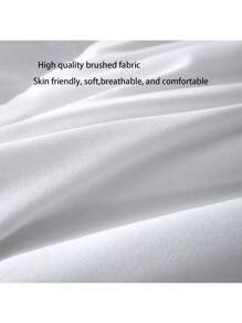 白色被子可机洗，超柔软，适合家庭、酒店、宾馆使用，单人床和双人床尺寸丝棉填充被子，防水