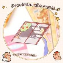 1 Libro de Pegatinas de Escenas en Miniatura, Incluye 20 Escenas Diferentes, Viene con Pinzas de Metal, Serie Sunny Town DIY Libro Decorativo de Pegatinas - Multicolor - Ver 9