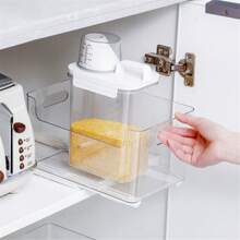 1 Pair Of Sliding Rail, Drawer Storage Basket Slide Rail, Multi-Purpose Kitchen Bedroom Dorm Organizer Box Track, No-Drill Kitchen Bathroom Cabinet Silent Slide Strip, Multi-Function Drawer Slide Rail, Storage Box Pull Track - Multicolor - View 8