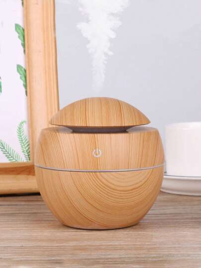 Humidificador USB en forma de seta y difusor de aromaterapia con luz nocturna y vapor frío, humidificador de aire y difusor de aromas portátil alimentado por USB, humidificador de dormitorio vintage, adecuado para el hogar, dormitorio, sala de estar, oficina, coche