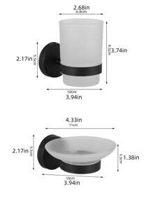 这款欧式浴室收纳套装包括不锈钢毛巾环、毛巾杆、纸巾架、浴袍挂钩、衣帽钩和多功能挂杆。 - 多 - 查看 4