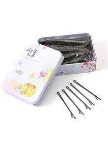 100 pezzi Fermagli per capelli da donna, base per onde, fermagli classici neri dritti, adatti per uso quotidiano, mollette per capelli, accessori per capelli