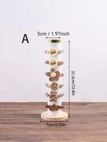 1个/2个装竖式头带、手镯、手表、珠宝展示架，女士礼品 - 彩色 - 查看 14