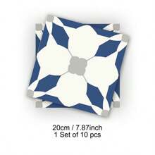10/20PCS 20.32cm X 20.32cm Peel Off Adhesive Tiles, Self-Adhesive DIY Vinyl Flooring, Detachable Waterproof Tile Stickers, Suitable For Bathrooms, Kitchens, Stairs, Living Rooms, Bedrooms - Multicolor - View 18