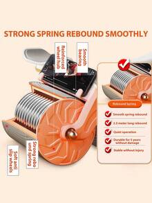 1pc Ab Roller Wheel, Abs Workout Equipment For Abdominal & Core Strength Training, Exercise Wheels For Home Gym, Fitness Equipment For Core Workout With Knee Pad Accessories