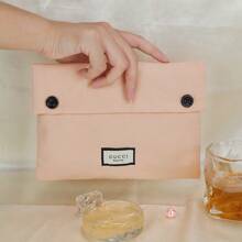 Gucci 8.5" X 6" X 2" Pink Canvas Cosmetic Bag, Sweet Style - Pink - View 7