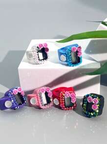 全新花卉水钻计数器，适用于高尔夫、计分、编织和运动 - 手持式、便携式、无需电池、轻巧设计