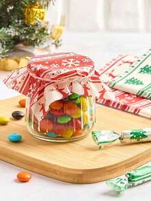 50 Sheets Wax Paper, Disposable Food Wrapping Greaseproof Paper Soap Packaging Paper, Bouquet Wrapping Paper, Candy Biscuit Papers,Halloween Christmas Wrapping Paper, Halloween Christmas Gift Wrapping Supplies,Holiday Gift Bags - Multicolor - View 13