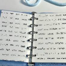 2/4/5/8/10张可爱手绘表情贴纸，卡通动漫主题，带闪光的自粘塑料贴花，不对称形状，哑光表面，适用于日记和剪贴簿，动漫贴纸 - 彩色 - 查看 8