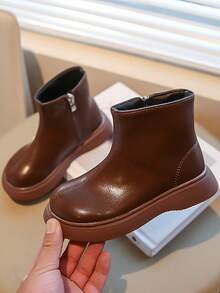 Children's Soft Bottom Anti-Slip Boots, British Style, Spring/Autumn New, Lightweight Anti-Slip Boots For Toddler Boys & Girls