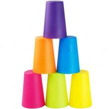 The Colorful Multi-Color Stacking Cup Set Features A Fun And Practical Style, Smooth And Burr-Free Material, And A Combination Of Multi-Color Stacking Cup Shapes. The Details Are Adapted To The Quick Stacking Operation (Helping To Improve Thinking And Reaction). It Combines Children's Intelligence Development, Logical Thinking Training - Multicolor - View 12