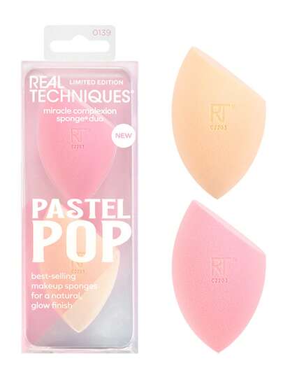 Real Techniques Pastel Pop Duo MCs Orange And Pink Makeup Eggs 2 Makeup Sponges For Liquid & Cream Makeup, Makeup Blender Sponge For Buildable Coverage, Foundation Sponge For Natural, Dewy Base, Latex-Free Foam,Makeup,Cheap,Room Decor,Vanity,Travel,Bedroom,Makeup Accessories,Puff,Makeup Blender,Powder Puff,Makeup Sponge,Cheap,Stocking Stuffers,Makeup,Makeup Tools,Cheap Stuff,Gifts,Gifts For Women,Christmas Gifts,Giveaways,Travel,Cheap Stuff,Travel Essential
