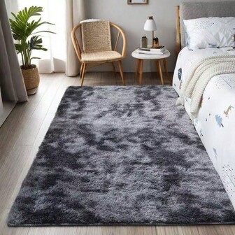 1pc Soft Runner Rugs For Bedroom Plush Fluffy Rug Lightweight, Long-Pile Shag Furry Throw Area Rug Long Carpet For Girls Room Home Hallways Decorative