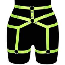 Đai nịt toàn thân Punk cho nữ, dây nịt thắt lưng, đồ lót, dây đai có thể điều chỉnh, phụ kiện Halloween cho điệu nhảy lồng - Nhiều màu - Xem 8