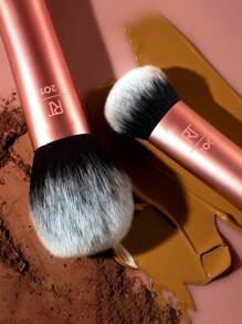 Real Techniques Mini Reisegrößen Experten Gesichts Make-up Pinsel für Foundation in Roségold, Multifunktions Gesichtspinsel für flüssige, cremige und pudrige Make-, einzigartiger Bubble Pinsel Kopf, synthetische Borsten, 1 Stück