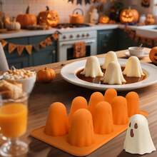 Ghost Silicone Mold, Ghost Chocolate Candy Molds Halloween Silicone Molds For Jelly, Chocolate, Candy, Gummy, Crayon, Resin - Multicolor - View 4