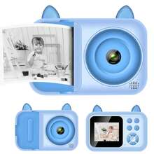 1Pc Kids Camera Instant Print, 1080P Video Redording,Dual-Lens Selfie,Toddler Digital Camera 32GB Card,Gifts For Girls Boys Age 6 7 8 9 10 11 12, Children Toys For 6-12.