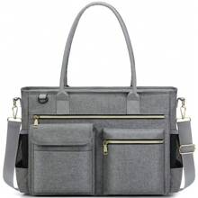 Borsa per laptop NUBILY da donna da 15,6 pollici, borsa a tracolla professionale per insegnanti, infermiere, computer, lavoro, ufficio, scuola, idea regalo