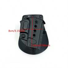 Right-Hand Holster Tactical Waist Pack GL2-ND Is Compatible With G19, 19X, 17, 31, 32, 34, 35,44,45,(Suitable For G23 (Except Gen 5) And G22 (Except Gen 5)