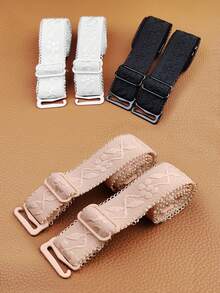 2 perechi de bretele de umăr pentru sutien cu broderie rafinată, bretele de umăr extinse și lărgite, bretele reglabile antiderapante pentru sutien, bretele din material textil pentru sutien, bretele elastice înlocuibile Bretele de umăr pentru sutien cu broderie rafinată, bretele de umăr extinse și lărgite, bretele reglabile antiderapante pentru sutien, bretele din material textil pentru sutien, bretele elastice înlocuibile