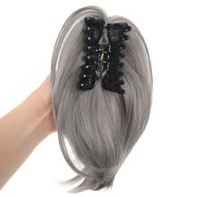 Synthetic Claw Clip In Ponytail Hair Extensions Diy Hairpiece Hair Bun Fake Blonde Hair False Pigtail For Women
