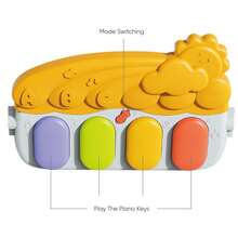 0-36 Months Baby Fitness Rack With Music Piano Mat