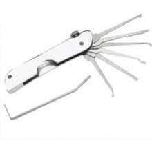 Illegal Lock-Picking Device  Automotive Pick And Hook Set - Precision Car Repair Tools, Durable Detailing Hooks For Auto Maintenance, Engine, Trim Remova - 白色 - 查看 1