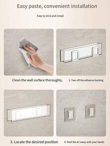 壁挂式图书收纳架、图书展示架、婴儿图画书架、透明、含背胶、教室收纳、卧室收纳、儿童图书展示和收纳、婴儿必需品 - 多色 - 查看 8