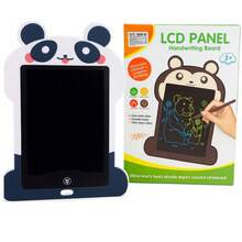 Magic LCD Writing Tablet, Reusable Erasable Digital Drawing Board, Educational Toy For Kids, Bear Shape, Portable, Lightweight, Colorful Drawing - Black - View 1
