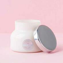 HS Volca Scented Candles Luxury Glass Jar Candles For Home Scented With Tropical Fruit Sugared Citrus Soy Wax Blend Volca White Color 8 Oz - 白色 - 查看 5