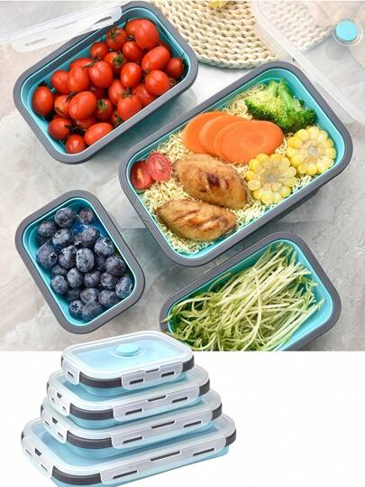 1 Stück hochhitzefestes Borosilikatglas Schüssel, mikrowellen- und ofenfest, auslaufsicher Mahlzeiten-Vorbereitungsbehälter, geteilte Lunchbox mit Deckel geeignet für Studenten und Büromitarbeiter