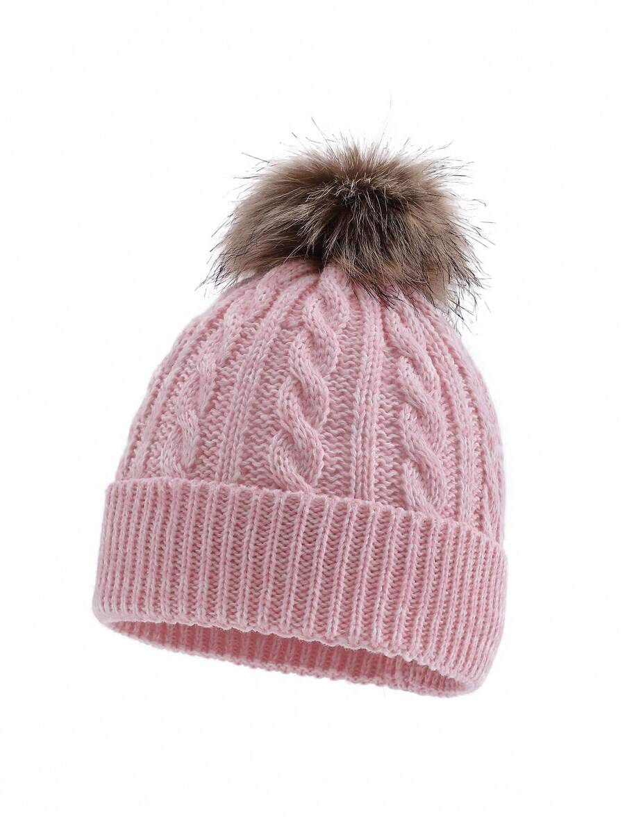 Children's Warm Knit Hat, Thick Windproof Ear Ion Beanie For Boys And Girls In Autumn/Winter