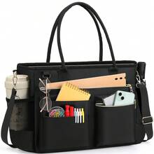 Borsa per laptop NUBILY da donna da 15,6 pollici, borsa a tracolla professionale per insegnanti, infermiere, computer, lavoro, ufficio, scuola, idea regalo