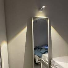 1pc Remoto Control Rechargeable Spotlight, Photo Wall Atmosphere Shooting Light,No Wiring, No-Drill, No Installation, Wireless Home Background Wall Mural Light, Smart Led Wall Light