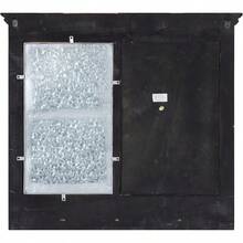 Idamae Farmhouse Wood Wall Organizer With Hooks; 28 X 25; White; Decorative Rustic Wall Organizer With Mail Holder; Chalkboard; And Three Key Holder Hooks - DistressedWhite - View 4