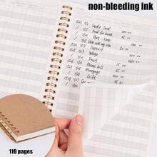 Accounting Ledger Book, Expense Tracker Notebook A5 Budget Bill Tracker Notebook For Home Budget Tracking Business Bookkeeping Personal Finance Planner, Income And Expense Log Book - 1 - View 4