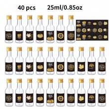 40/20/10/2pcs Mini Liquor Bottle, Plastic Alcohol Bottles.Small Size,More Convenient To Carry,Vibrant And Modern,For Restaurants,Cafes,Weddings,Gatherings,Outdoor,Sports.Camping Drink Bottles For Supplies.