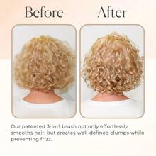 1 件全新升级卷发梳，卷发梳，特殊设计，卷发造型梳，特别适合卷发