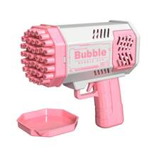 40-Hole Handheld Bubble Machine Automatic Toy Bubble Gun Outdoor Wedding Event Props Birthday Party Favors Outdoor Water Play Christmas Toys Favors No Bubble Liquid No Batteries