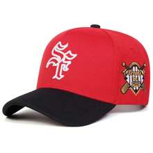 1 pièce Casquette de camionneur gothique SF pour hommes, casquette de baseball avec broderie de lettre personnalisée, chapeau de mode de rue à 5 panneaux, casquette décontractée de protection solaire pour le printemps, l'automne, les voyages et la plage - Multicolore - Voir 5