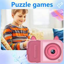 1Pc Kids Camera Instant Print, 1080P Video Redording,Dual-Lens Selfie,Toddler Digital Camera 32GB Card,Gifts For Girls Boys Age 6 7 8 9 10 11 12, Children Toys For 6-12.