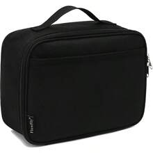 Lunch Box Insulated Soft Bag Mini Cooler Back To School Thermal Meal Tote Kit For Girls Boys Black - Black - View 1