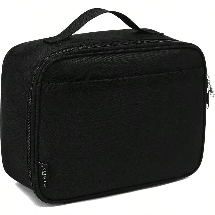 Lunch Box Insulated Soft Bag Mini Cooler Back To School Thermal Meal Tote Kit For Girls Boys Black - Black - View 1