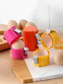 Automatic Double-Layer Egg Holder, Keeps Eggs Fresh, Sliding Container Holds 12-14 Eggs - Zipper Design, Plastic Material, Non-Touching - Refrigerator Organizer, Kitchen Egg Tray - Multicolor - View 7