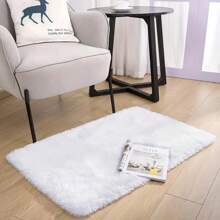 1 Pc Soft Modern Indoor And Outdoor Plush Pink/Grass Green/Camel Carpet For Bedroom Living Room Dormitory Kids Room Home Decoration Non-Slip Polyester Fiber Comfortable Kids Room Decoration Floor Carpet